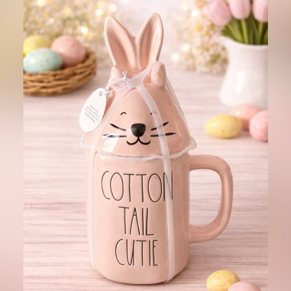 Rae Dunn COTTON TAIL CUTIE Mug